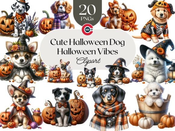 Download Spooky Puppy Dog Halloween Clipart - Puppy Collection