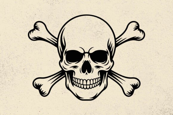 Download Skull and Crossbones Svg Vector Files - Bones Collection